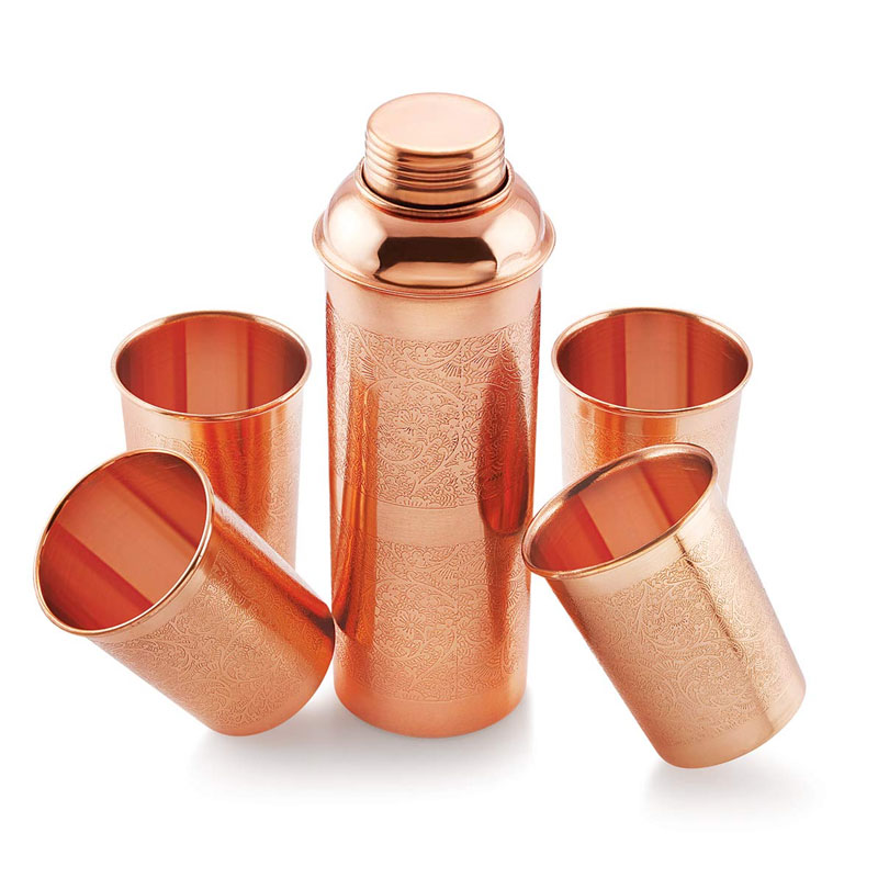 Copper Drinkware Set